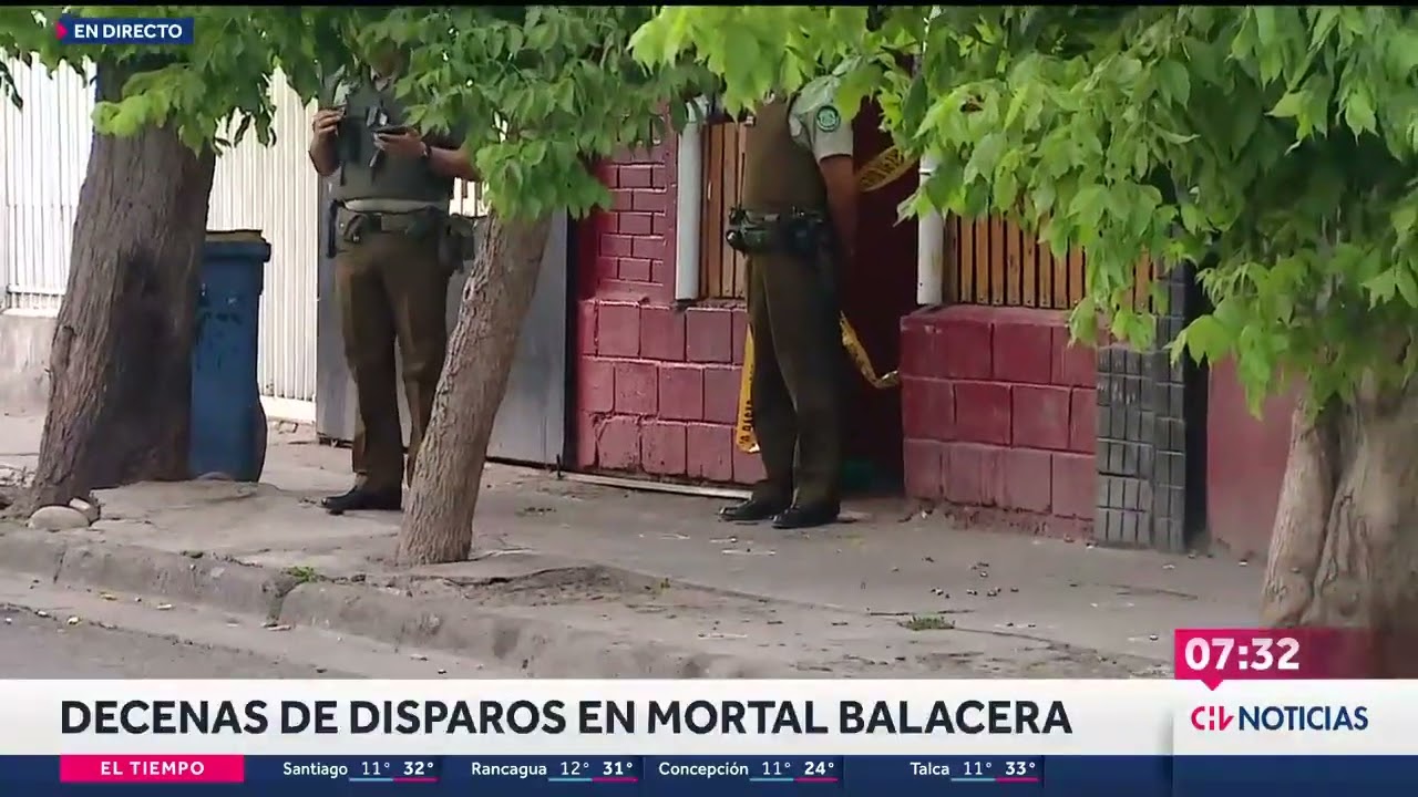 HOMBRE MAYOR MURIÓ EN BALACERA: Testigos escucharon más de 100 DISPAROS - CHV Noticias
