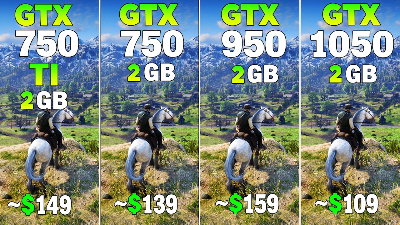GTX 750 vs GTX 750 Tİ vs GTX 950 vs GTX 1050 - 7 Game Test | Worth Upgrading?