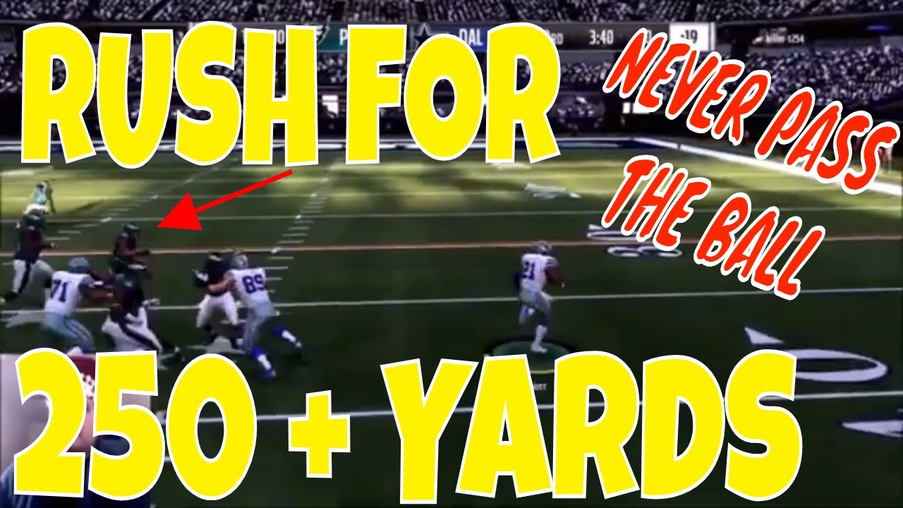 NEVER PASS THE BALL AGAIN. MADDEN 19 BEST 3 RUSHING PLAYS. RUSH FOR 250 YARDS A GAME. OFFENSE VIDEO