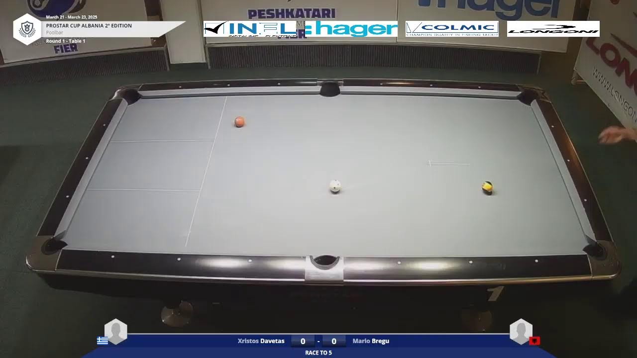 Poolbar Prostar Cup Table 1 Live