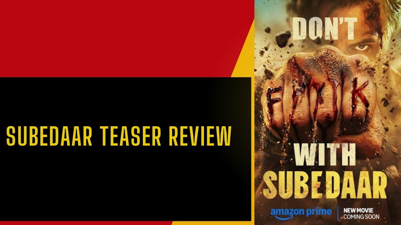 Subedaar - Official Teaser | Anil Kapoor,Radhikka Madan | Saurabh S|Mona S| Prime Video India|Review