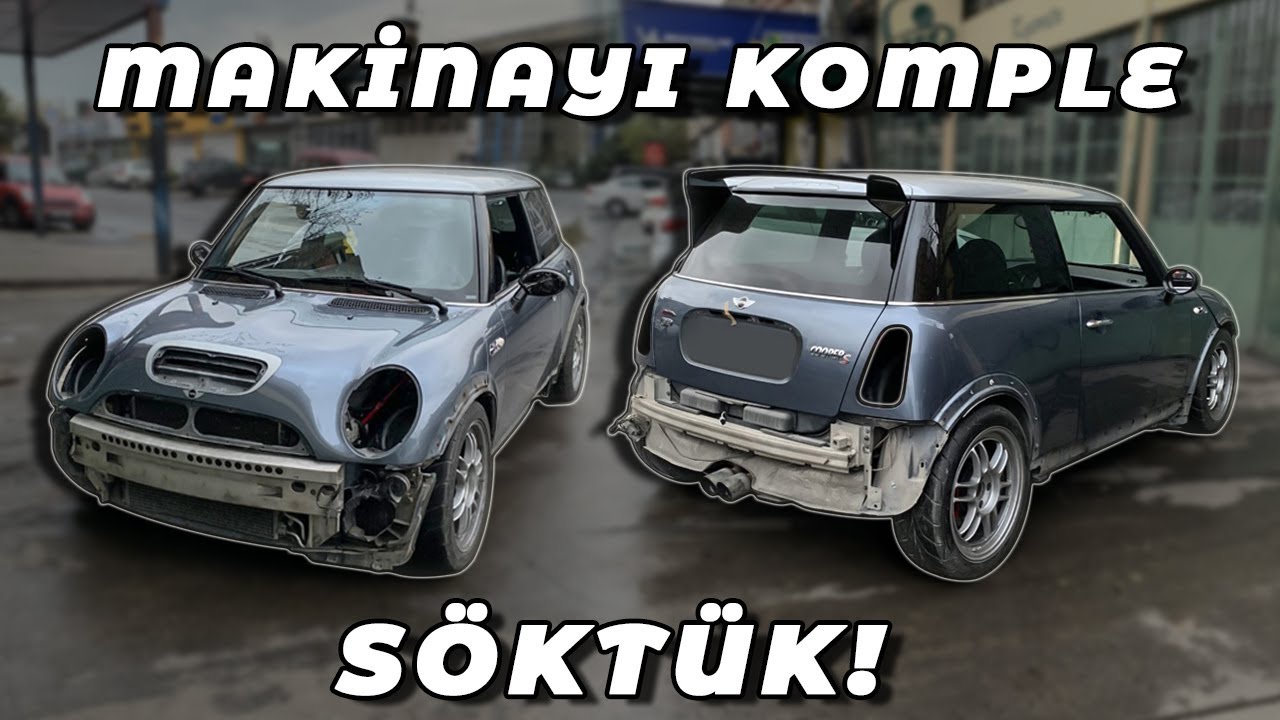MAKİNAYI KOMPLE SÖKTÜK! Mini JCW GP - GERÇEK KARBON FİBER GELİYOR!