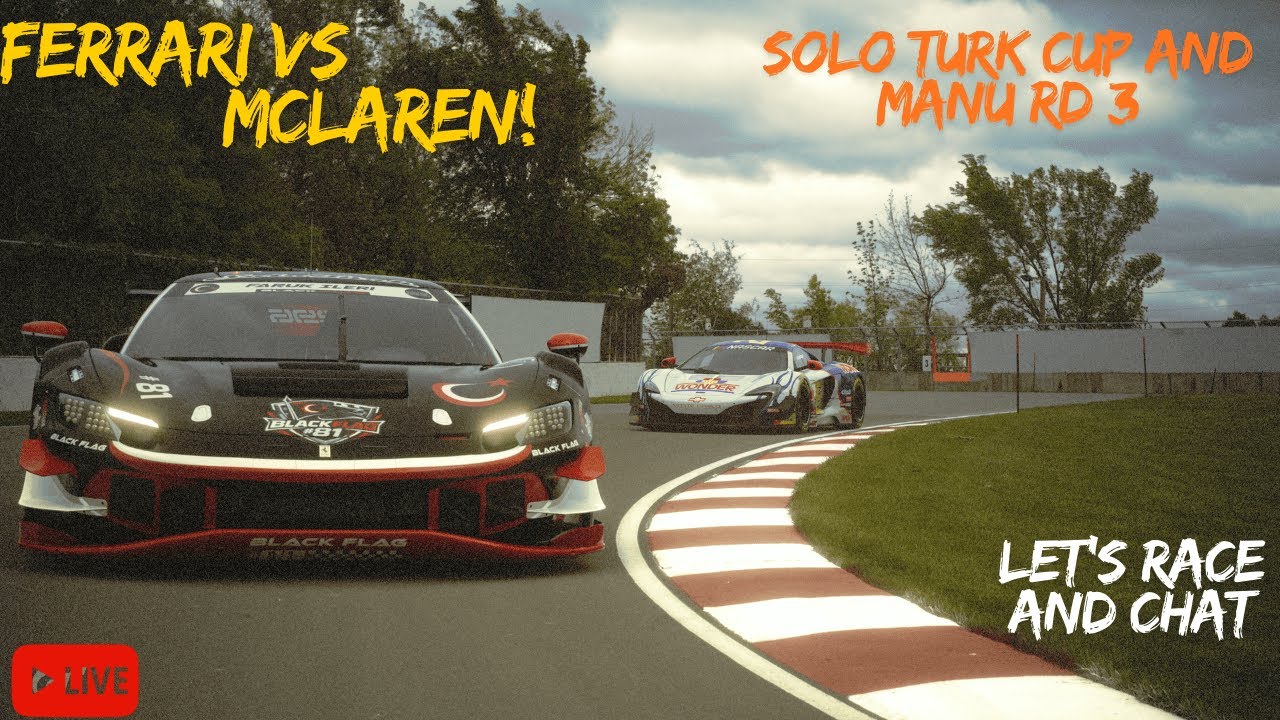 Live - Ferrari vs McLaren - Let's race and chat!