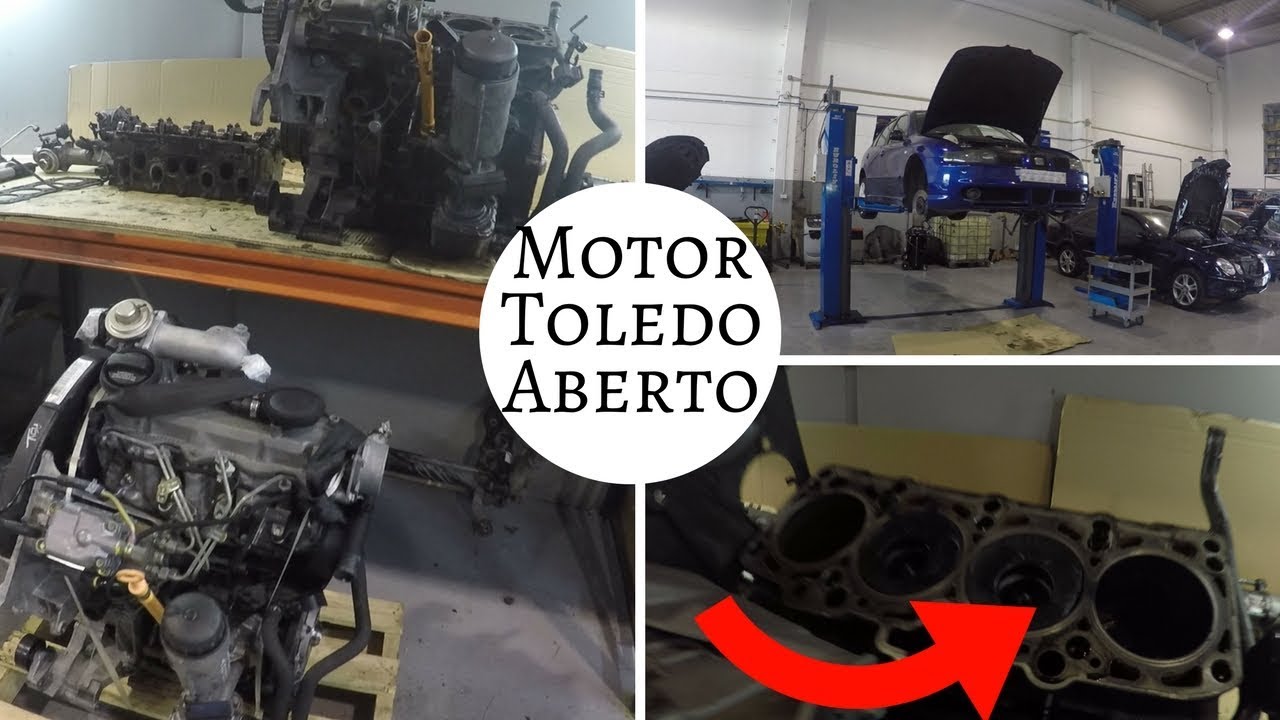 Motor do Toledo ABERTO mas esta Destruído . NOVO motor em ESPERA na AUTOMOBILIS