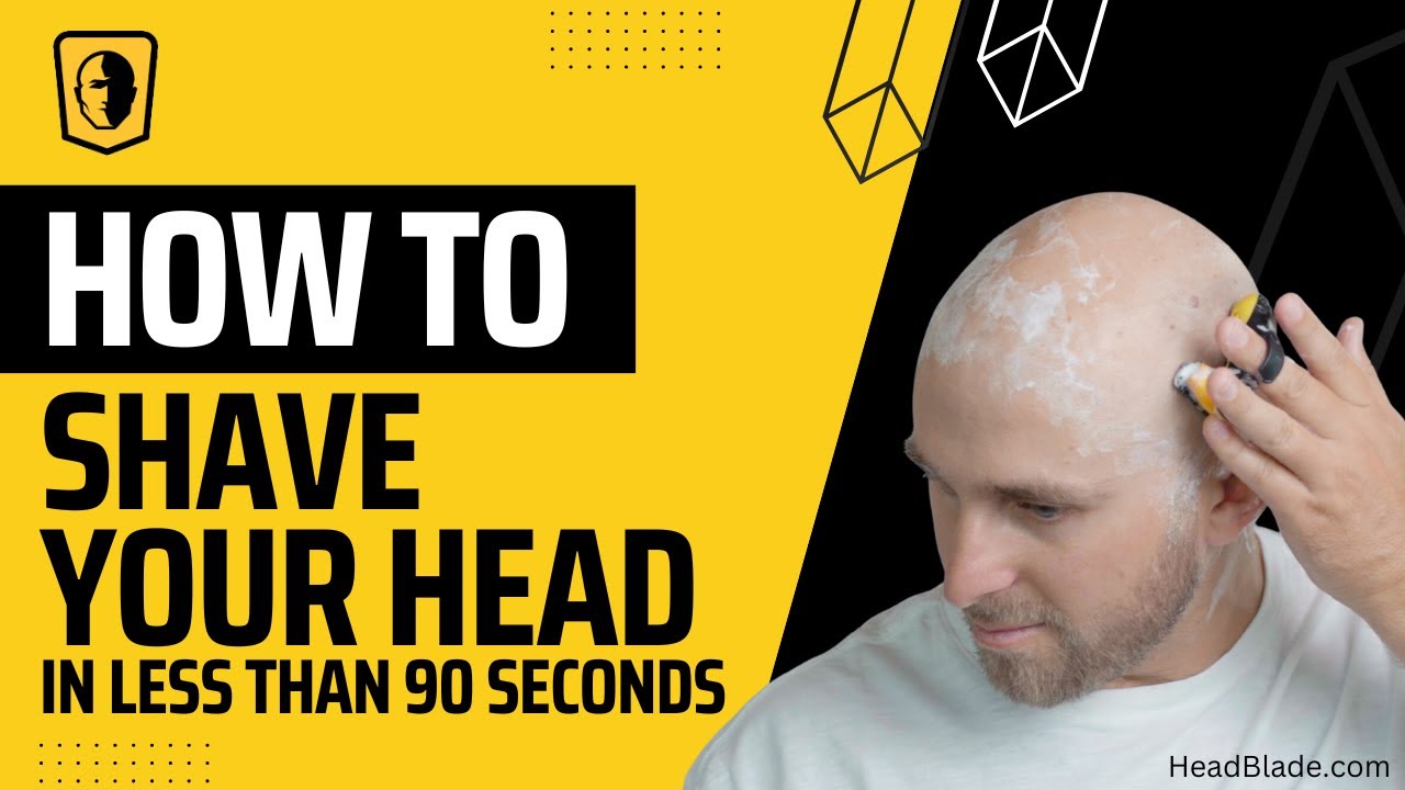 How to Shave Your Head in Less Than 90 Seconds with HeadBlade! 💇‍♂️⏱️ How to Use the MOTO Razor
