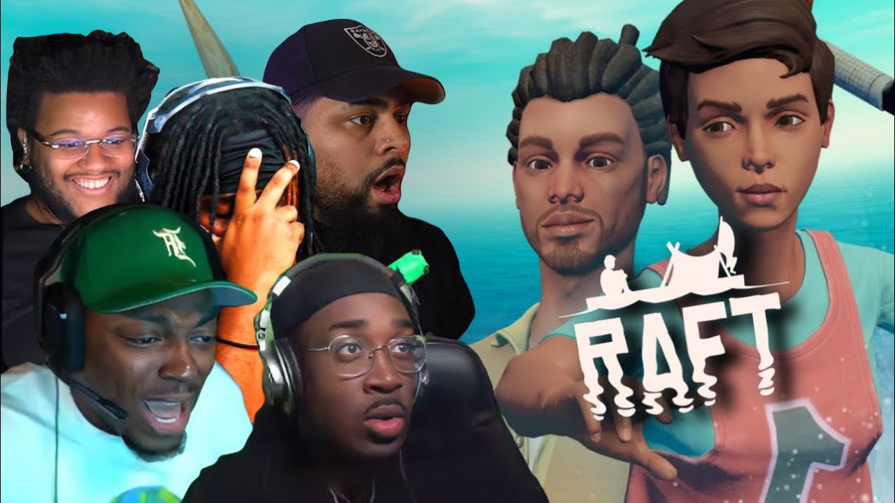 Я не смогу выжить с ними | Поднос играет на плоту с @3MGTV @Raunchyy @StaxMontana @cochiselive_
