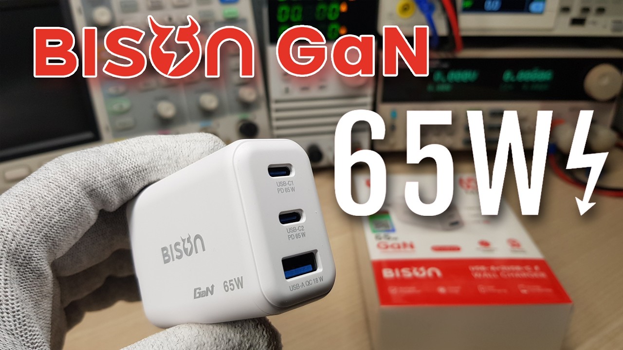 Test & đánh giá củ sạc Bison 65W 2C1A, củ sạc giá 2xxK với chất lượng điện áp tốt !