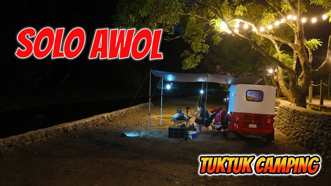 TUKTUK CAMPING ADVENTURE WITHOUT LIMITS IN REAL QUEZON | River Crossing