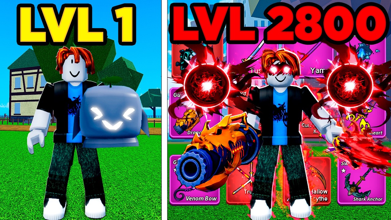 NOOB TO MAX COLLECTING EVERYTHING IN BLOX FRUITS!