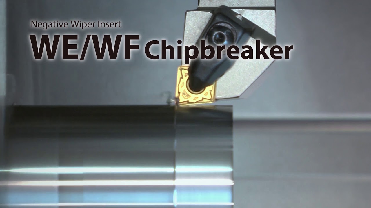 Negative Type Wiper Insert  WE/WF chipbreaker