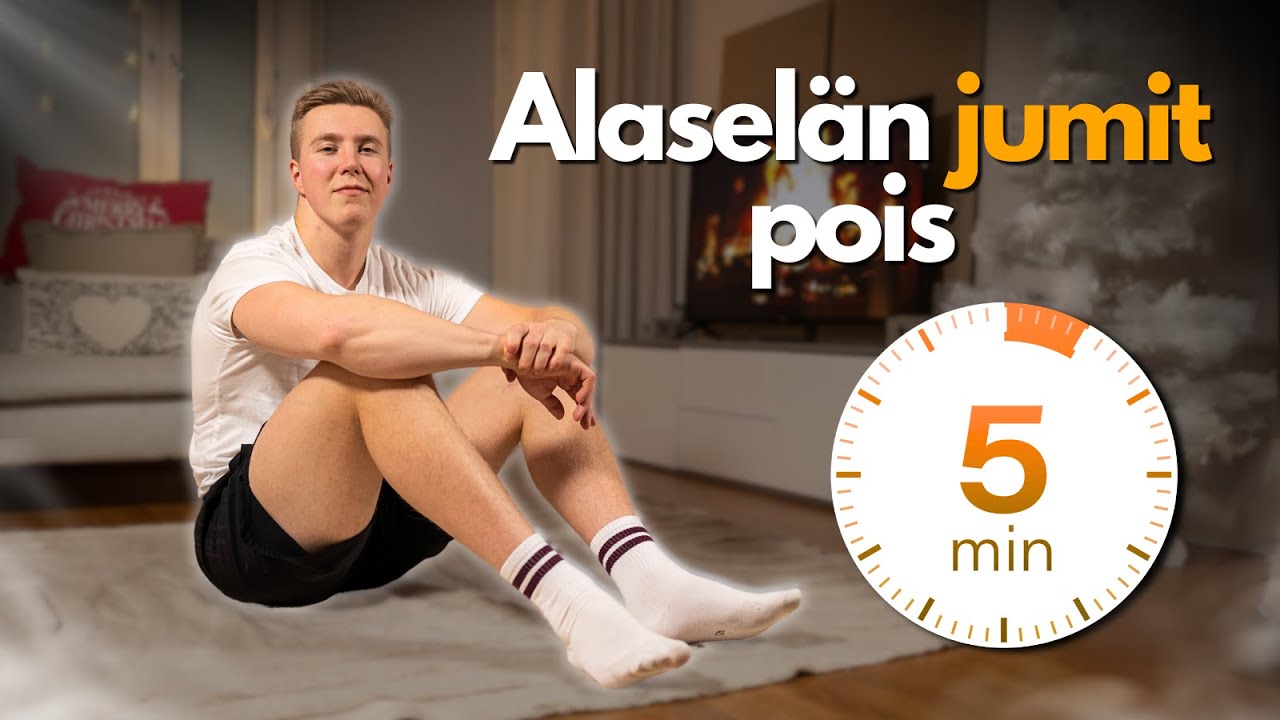 ALASELKÄKIVUT kuriin KOTOA KÄSIN I 5 minuutin LEMPEÄ jumppa I Kehokompassi 👊