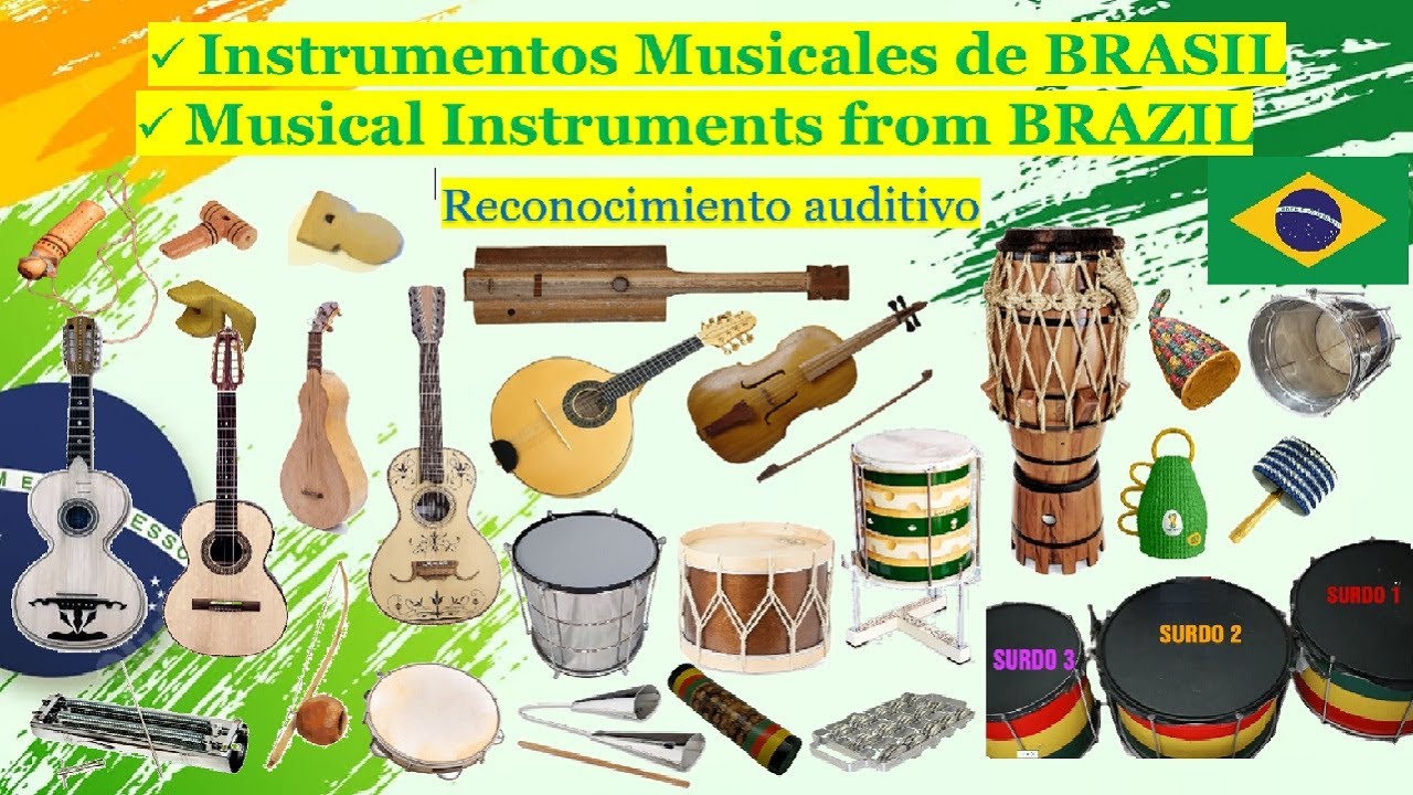 🇧🇷 Instrumentos Musicales de BRASIL | Musical Instruments from BRAZIL.
