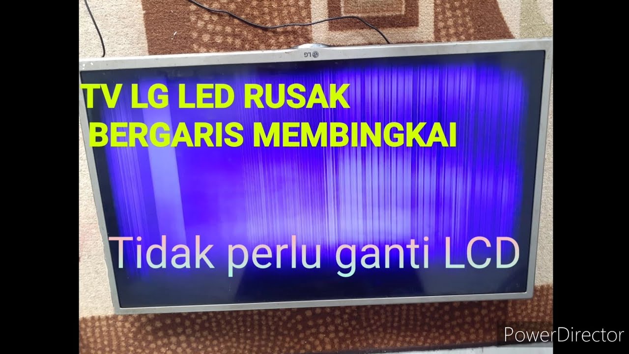 TV LED LG LAYAR BERGARIS MEMBINGKAI