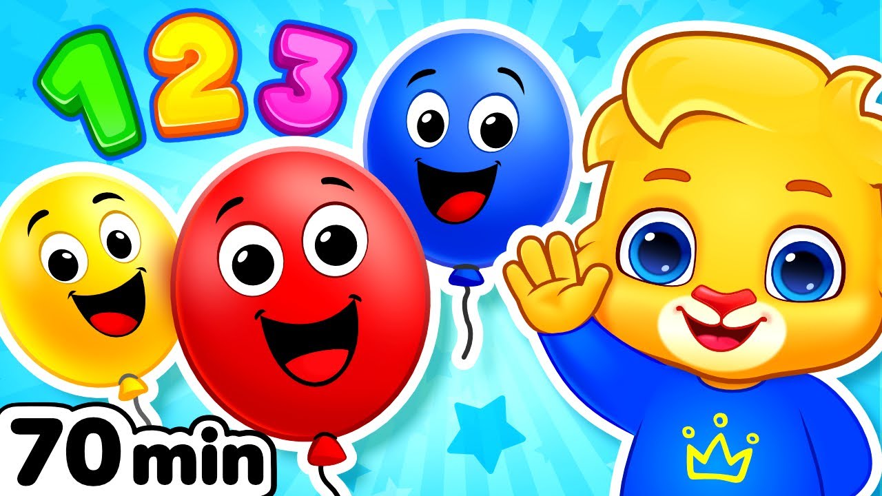 ABC Song, Learn Colors, Count Numbers & Animals for Kids 🤩 | Educational Videos With Lucas & Friends