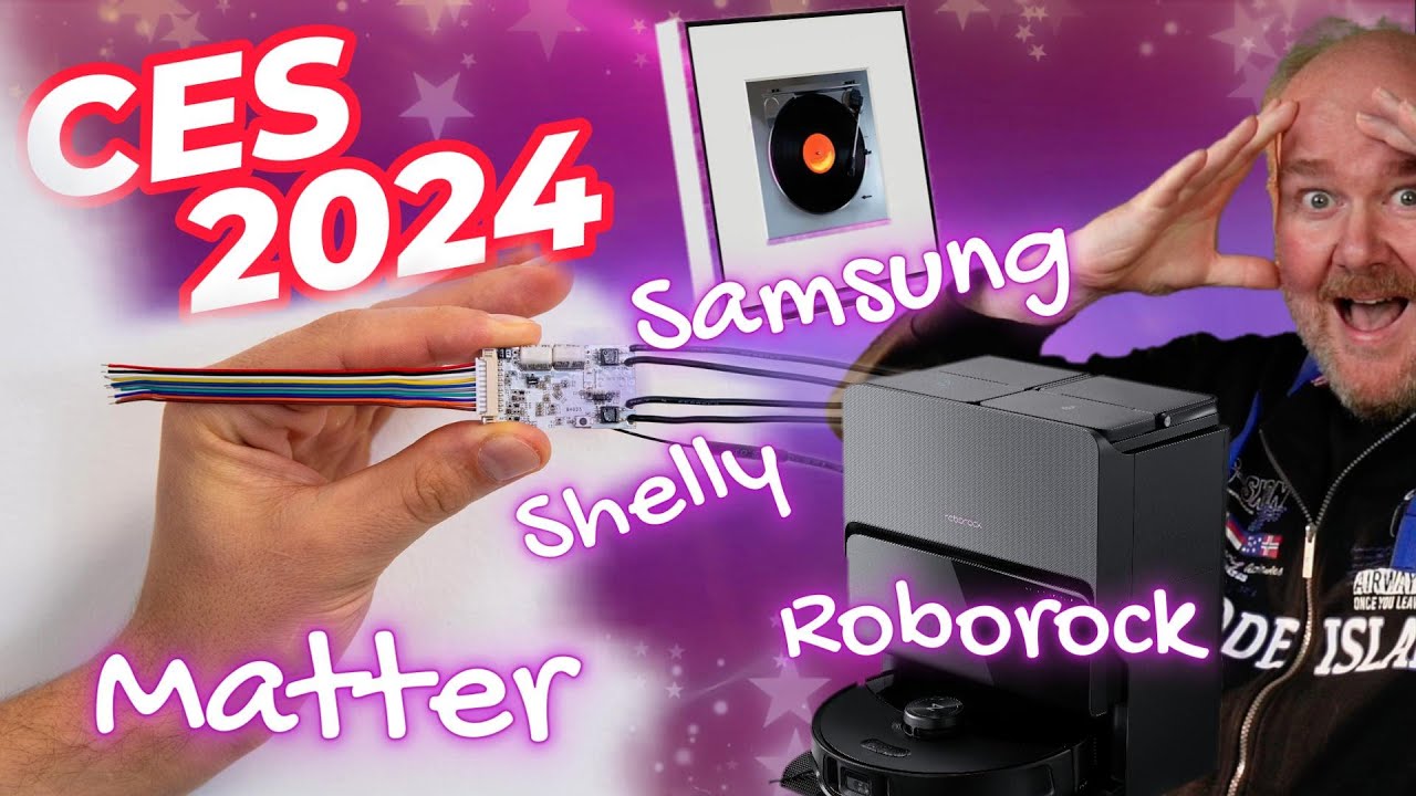 CES 2024 - doch Hammer! Neue Matter Shellys, Samsung Musik Frame sowie Home Assistant in Las Vegas..