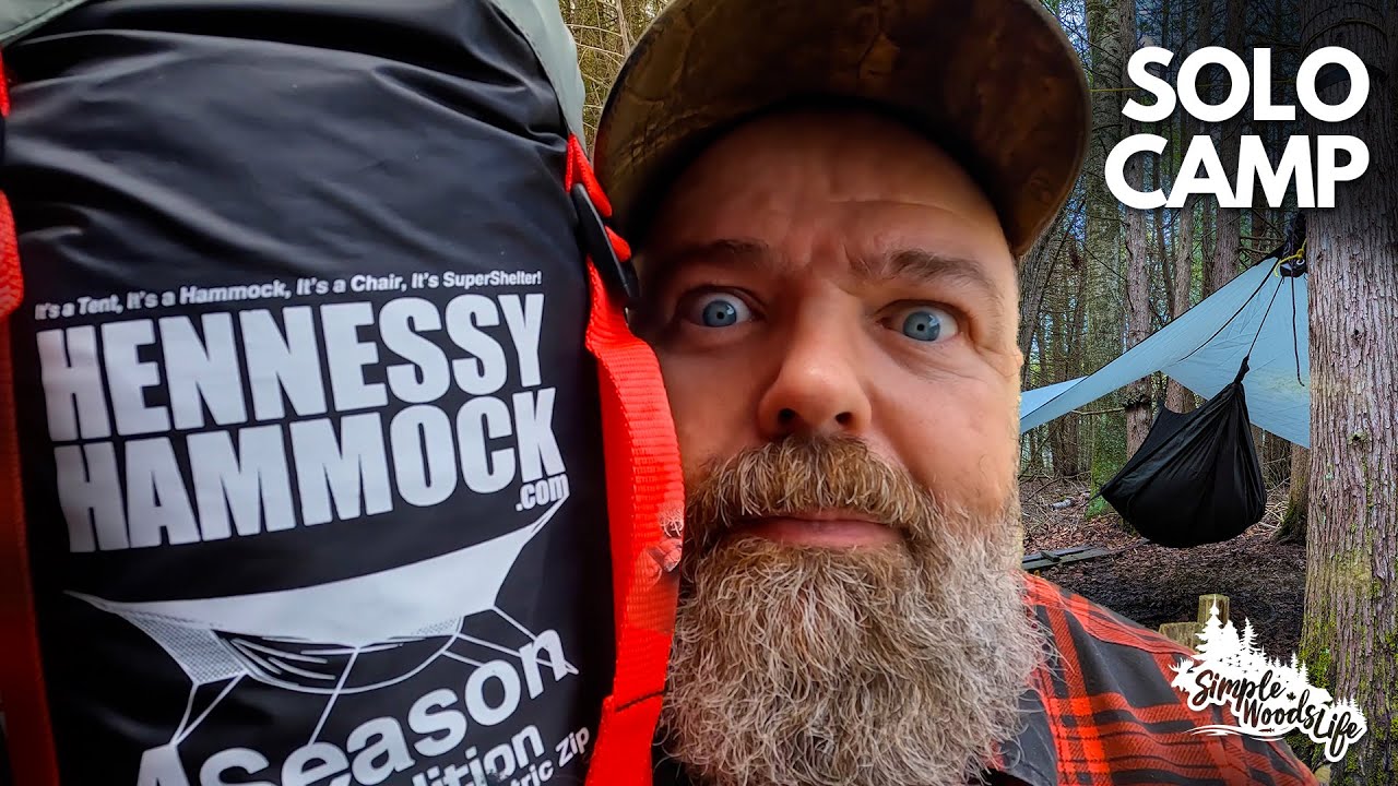 First ever spring Hennessy Hammock solo camp!