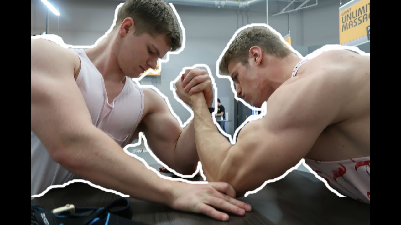 ASKING PEOPLE TO ARMWRESTLE AT THE GYM!