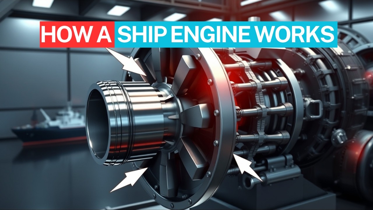 How a Ship Engine Works &ndash; 2-Stroke Marine Diesel Engine
