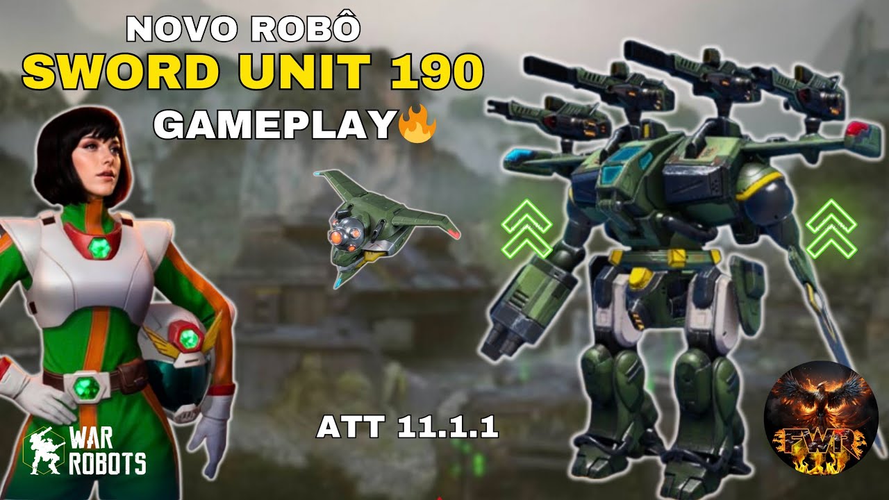 🔥 NOVO ROB&Ocirc; SWORD UNIT 190 GAMEPLAY! War Robots [WR]