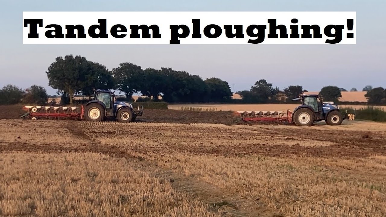 T7.270 with 6 furrow Kverneland, and T7.260 with 6 furrow Kverneland ploughing.