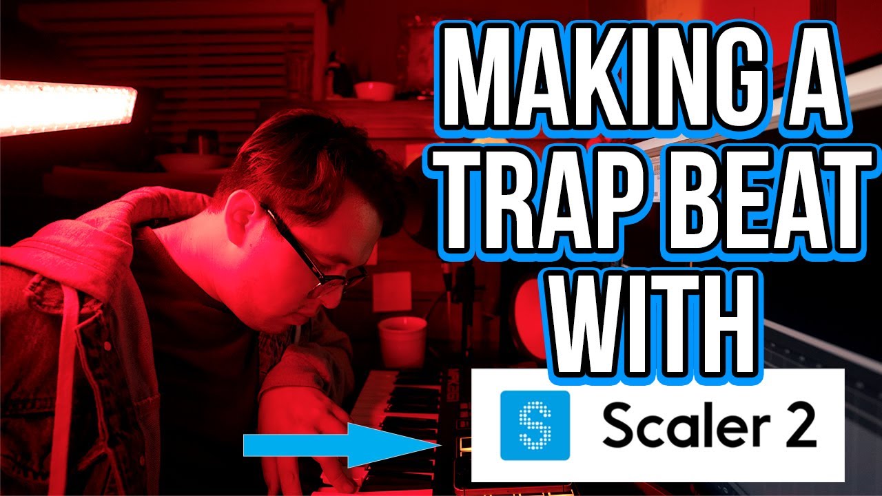 Making a Trap beat with Scaler 2 vst without knowing how to play piano, chords, or music theory