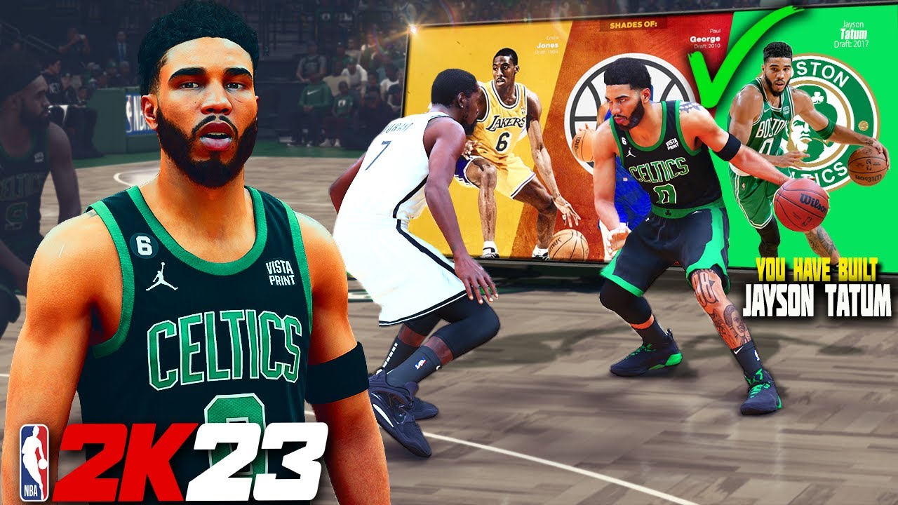 NBA 2K23 FIRST OFFICIAL 6'8 JAYSON TATUM 2-Way 3pt Shot Creator 