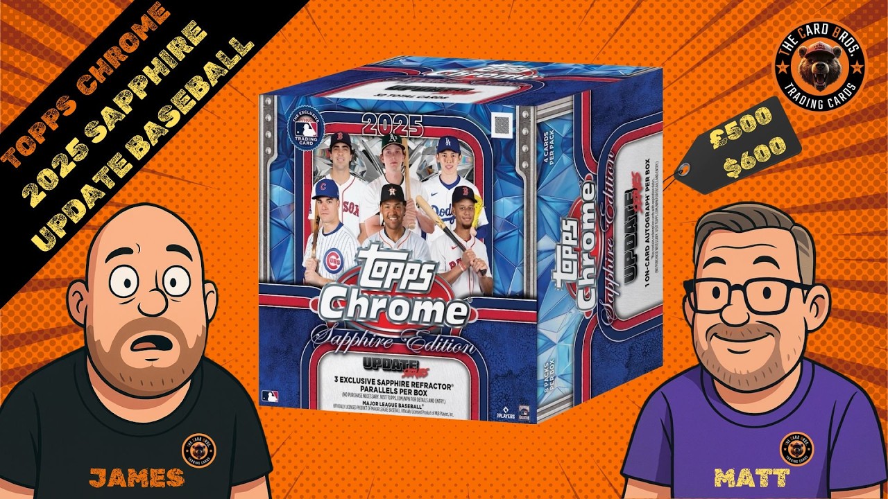 Обновление Topps Chrome Sapphire 2025 - Бейсбол