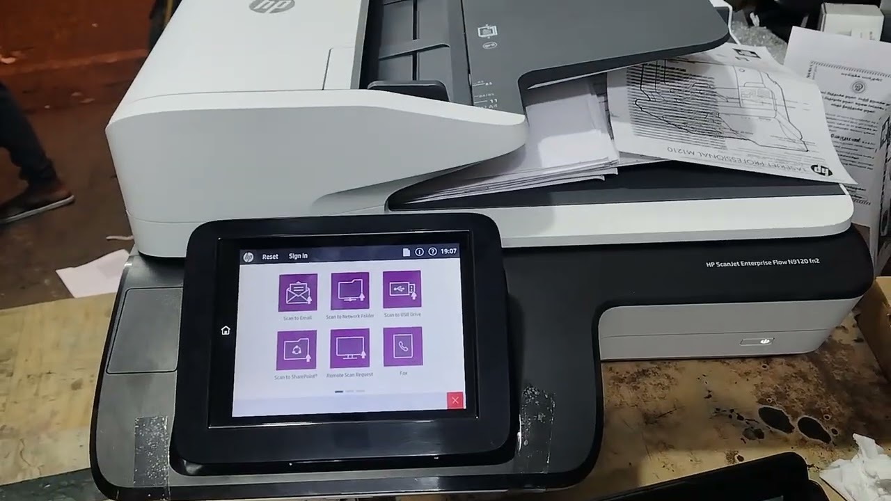 HP Scanjet Enterprise Flow N9120 fn2 2 Sided Scanner Speed Check