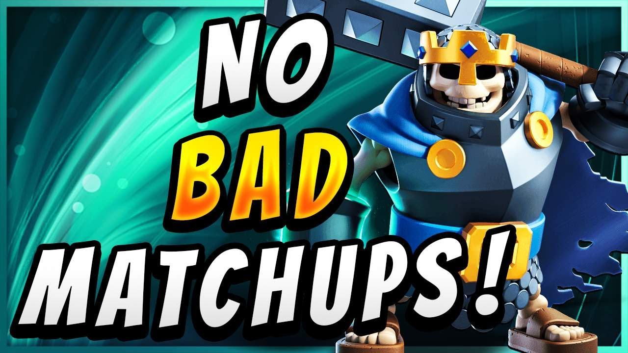 BEST SKELETON KING DECK in CLASH ROYALE! 🏆