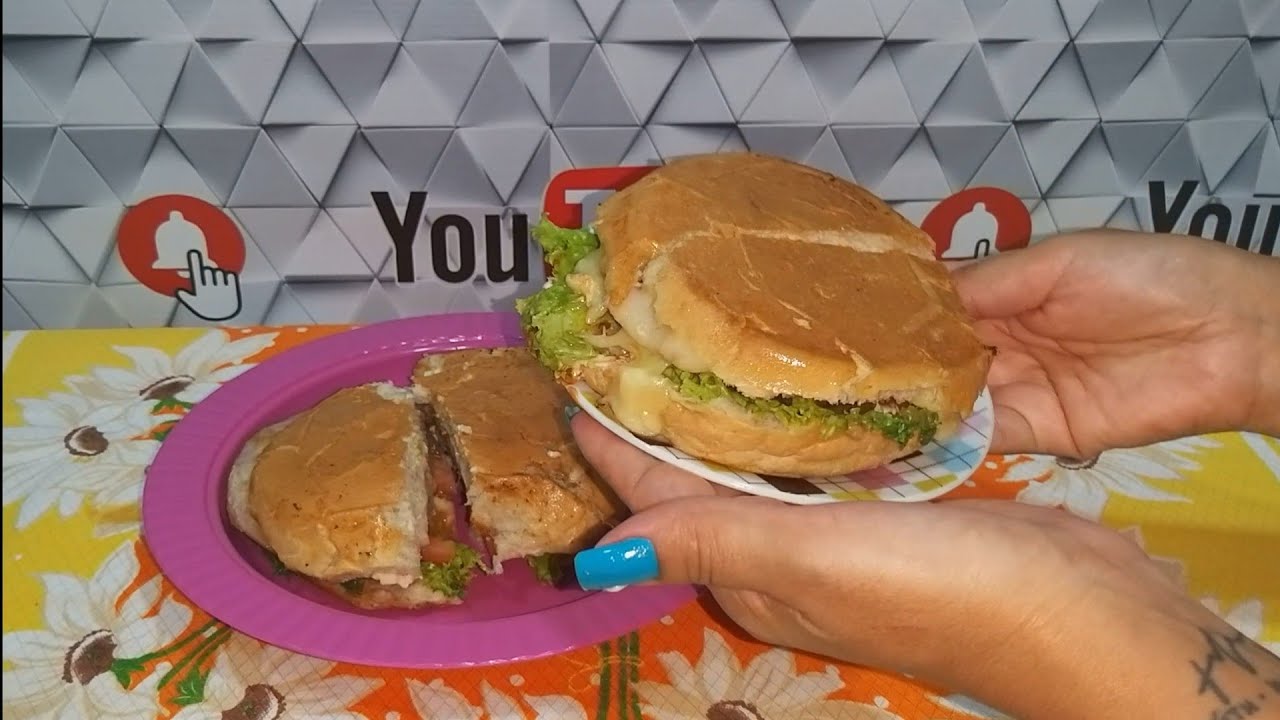 N&Atilde;O COMA LANCHE ANTES DE VER ESSE VIDEO, APRENDA A FAZER X - SALADA E X- EGG EM CASA NA FRIGIDEIRA