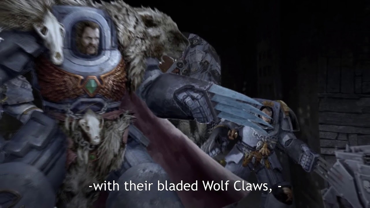 Emperor's Text to speech device - space wolves