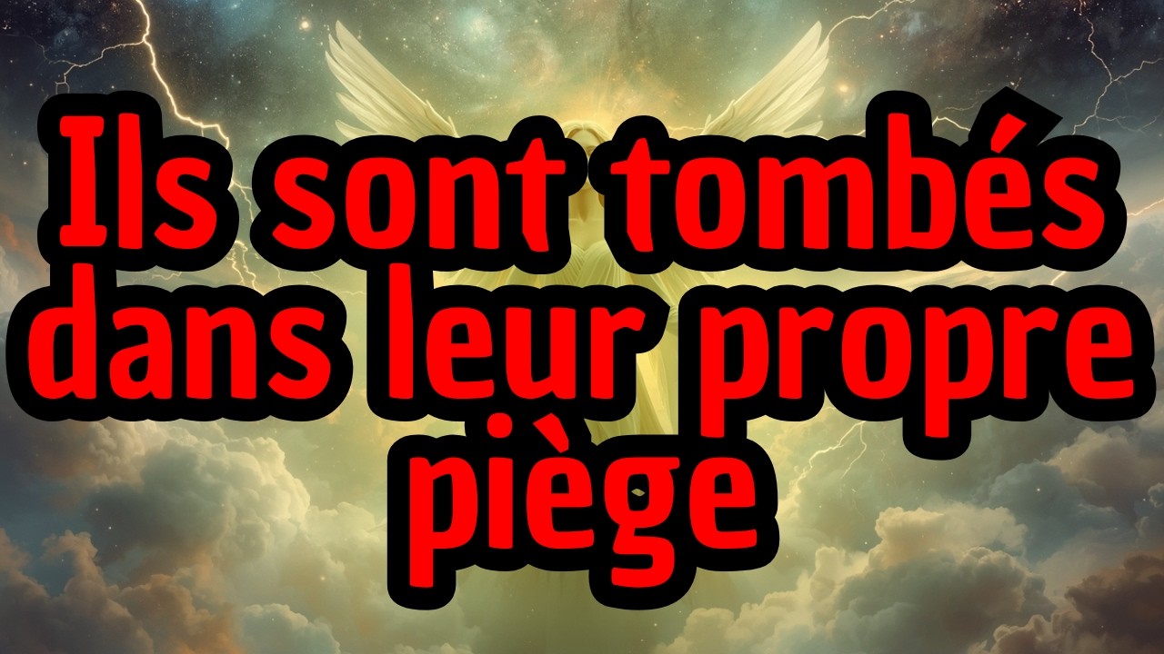 Ils sont tombés dans leur propre piège