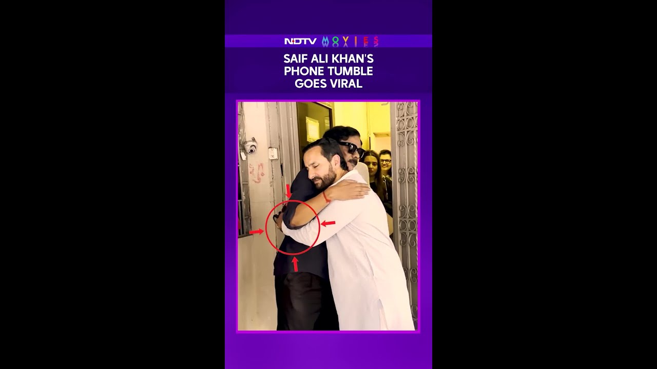 Saif Ali Khan's Phone Slip Goes Viral | Candid Moment Caught On Camera