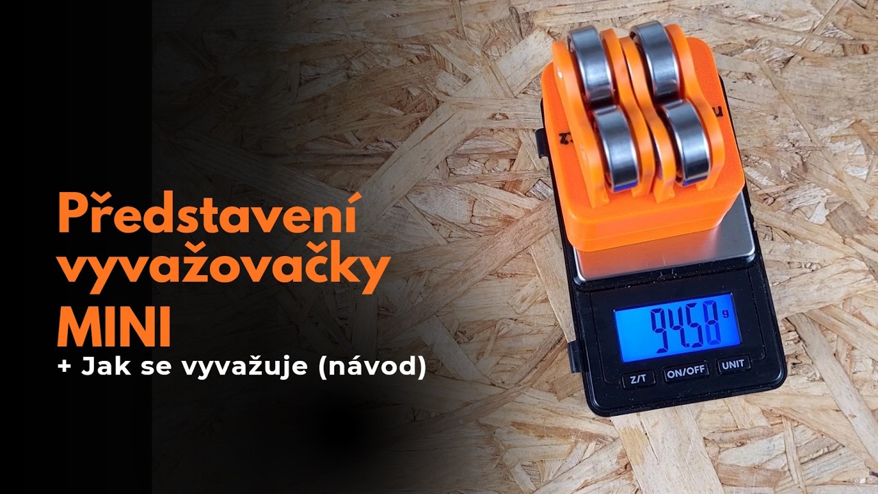 Představení vyvažovačky MINI + jak se vyvažuje
