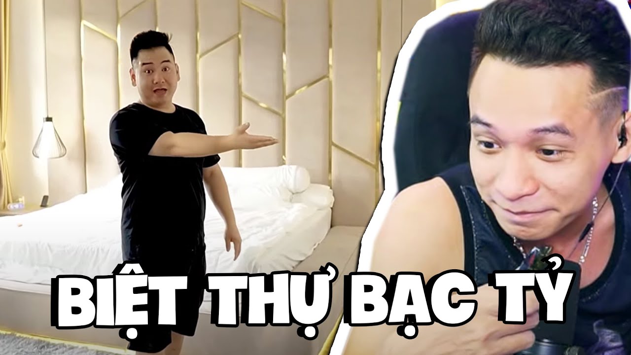 (Talkshow) Reaction Vlog Hiếu Lợn khoe biệt thự bạc tỉ siêu to khổng lồ và cái kết chặn comment.