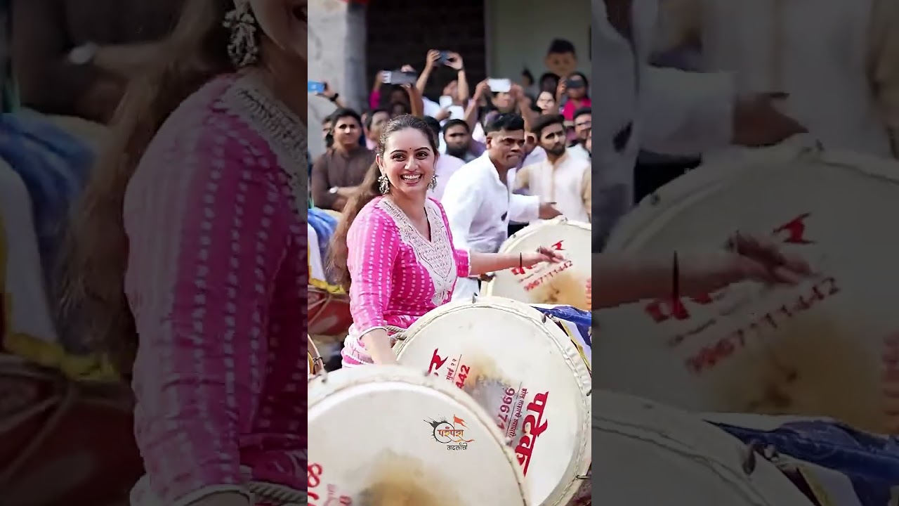 श्रुती मराठे  #dholtasha #dhol #pune #maharashtra #bappa#kalawant #tasha #dholtasha #vadak #dhol