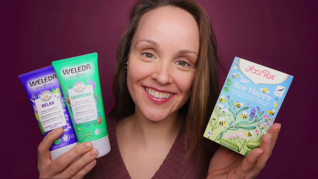 ASMR Produkte Haul mit Windgeräuschen 💜💚💛| 6 Neue Produkte von DM & aus dem Bioladen | Geflüstert