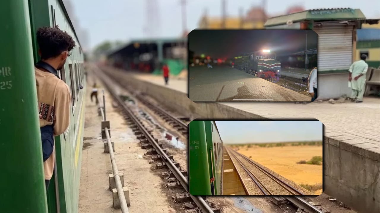 Karachi Express | Multan to Karachi | Night Day Journey Pakistan Railways