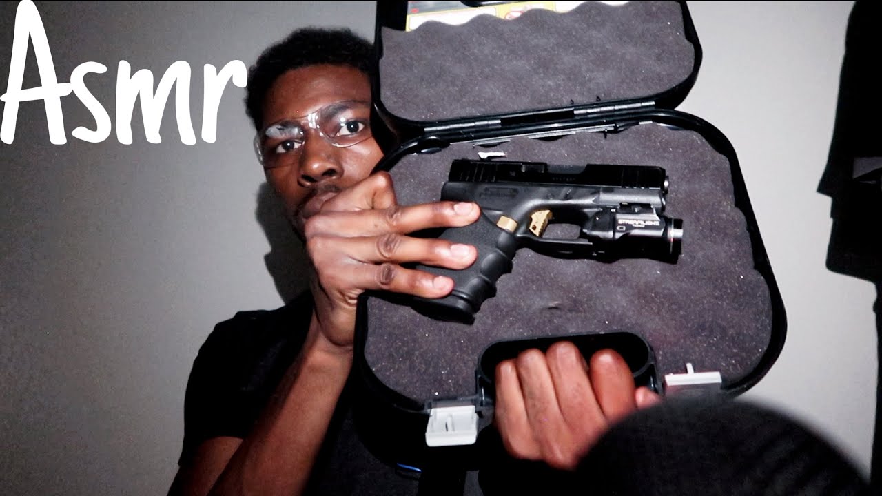 ASMR| GUN CLEANING ROLEPLAY
