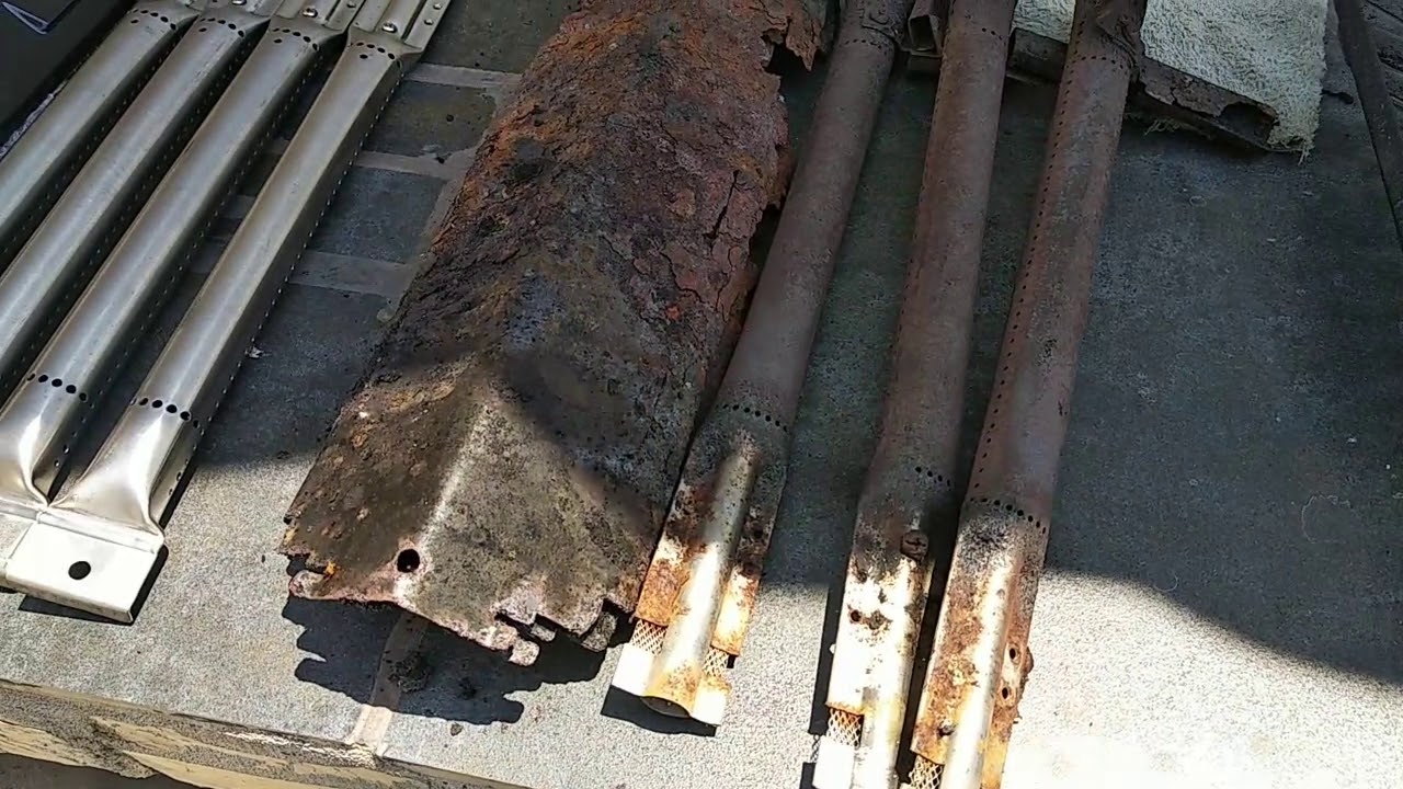 HAZLO TÚ MISMO HOGAR: Cambio de piezas oxidadas dañadas de parrillera Char-Broil de 5 hornillas
