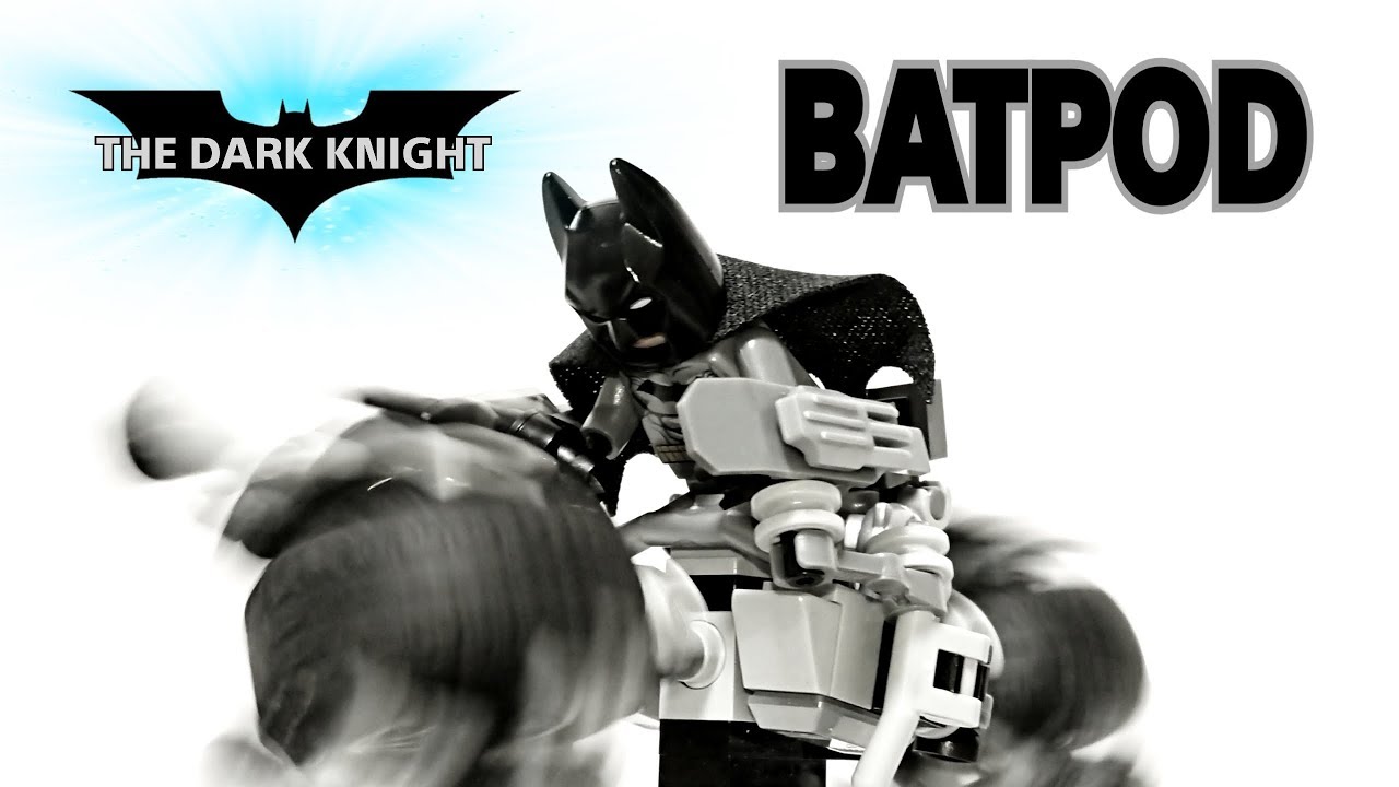 Lego Spinning Wheels Batpod from The Dark Knight moc