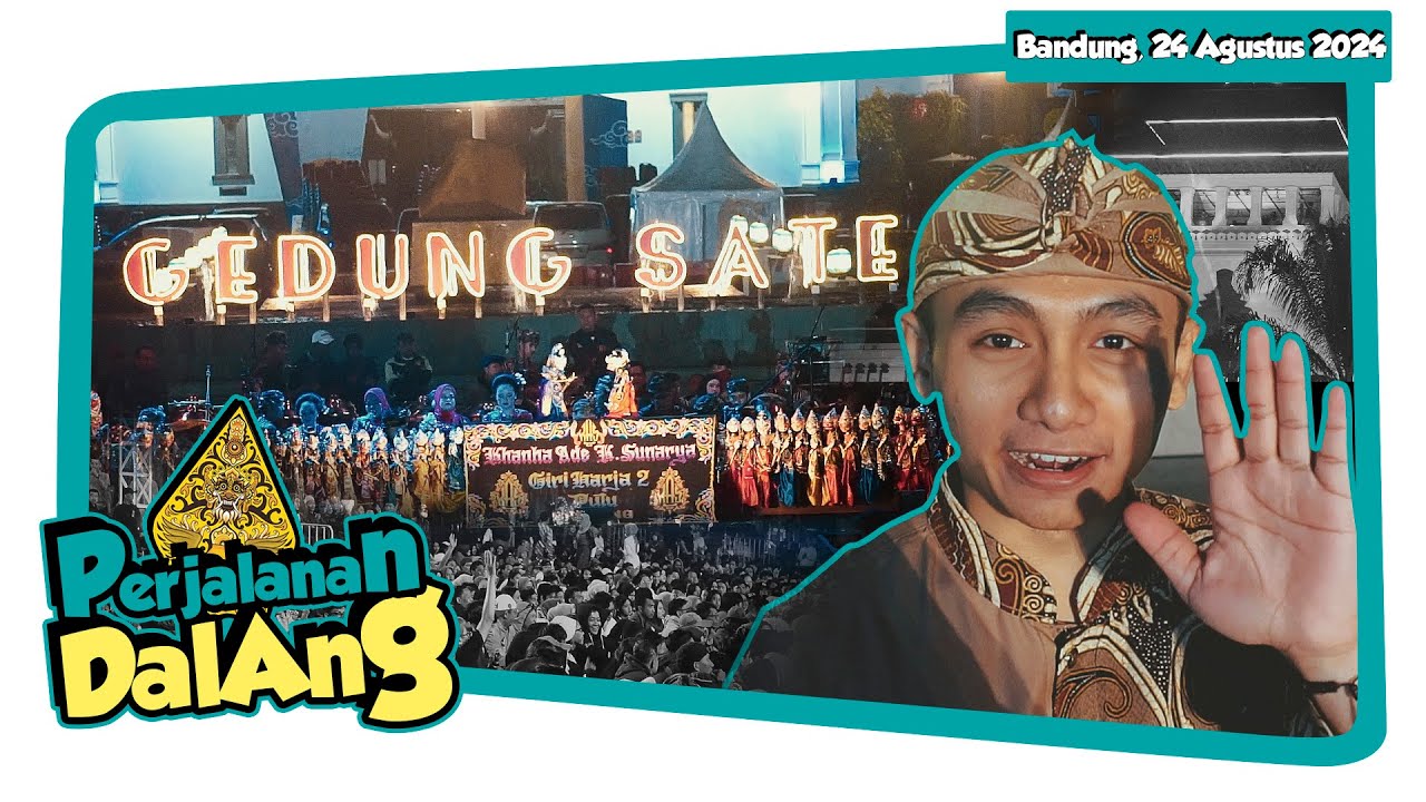 FULL PENONTON!😎 Dalang Khanha Manggung di HUT Jawa Barat ke 79 |Perjalanan Dalang - Bdg, 24 Agst2024