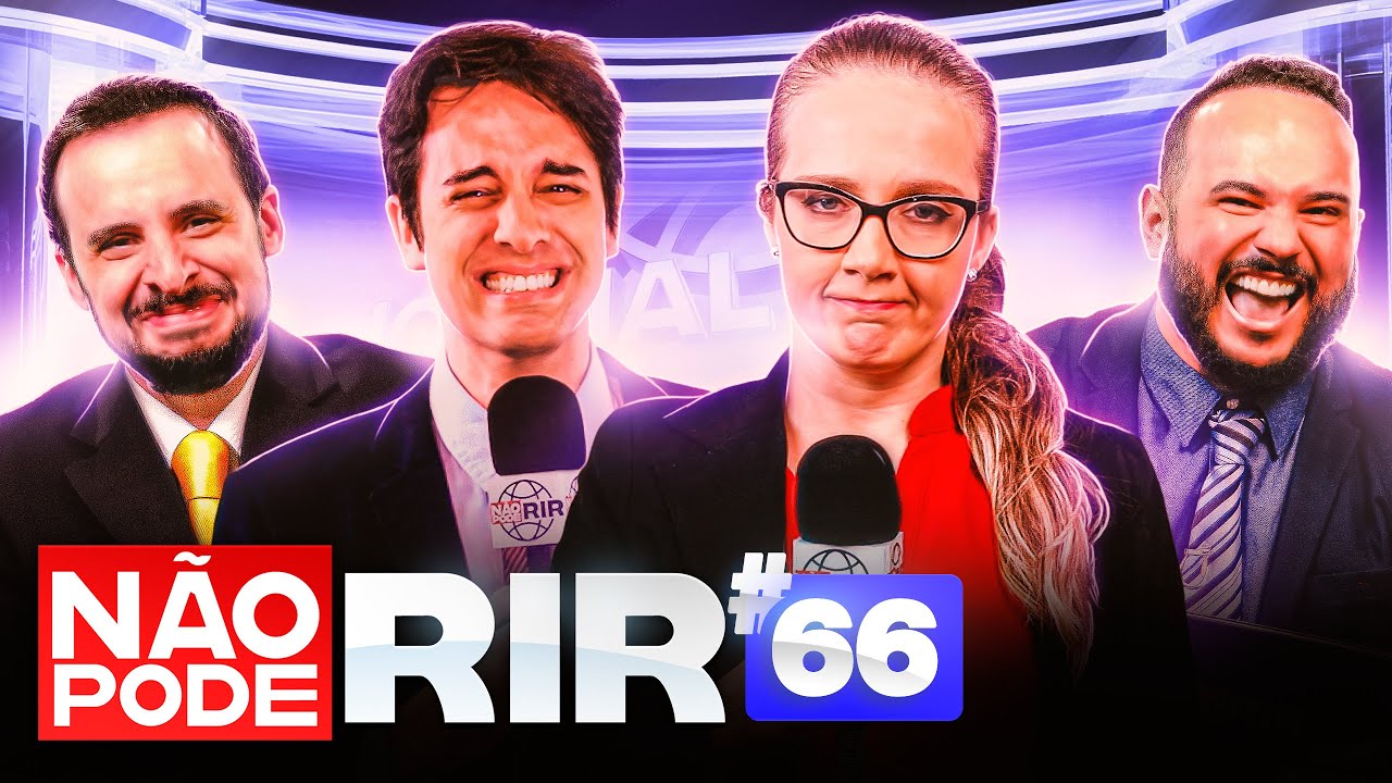 JORNAL NÃO PODE RIR com Ed Gama, Marcos Castro, Luciana D'Aulizio e Rafael Studart