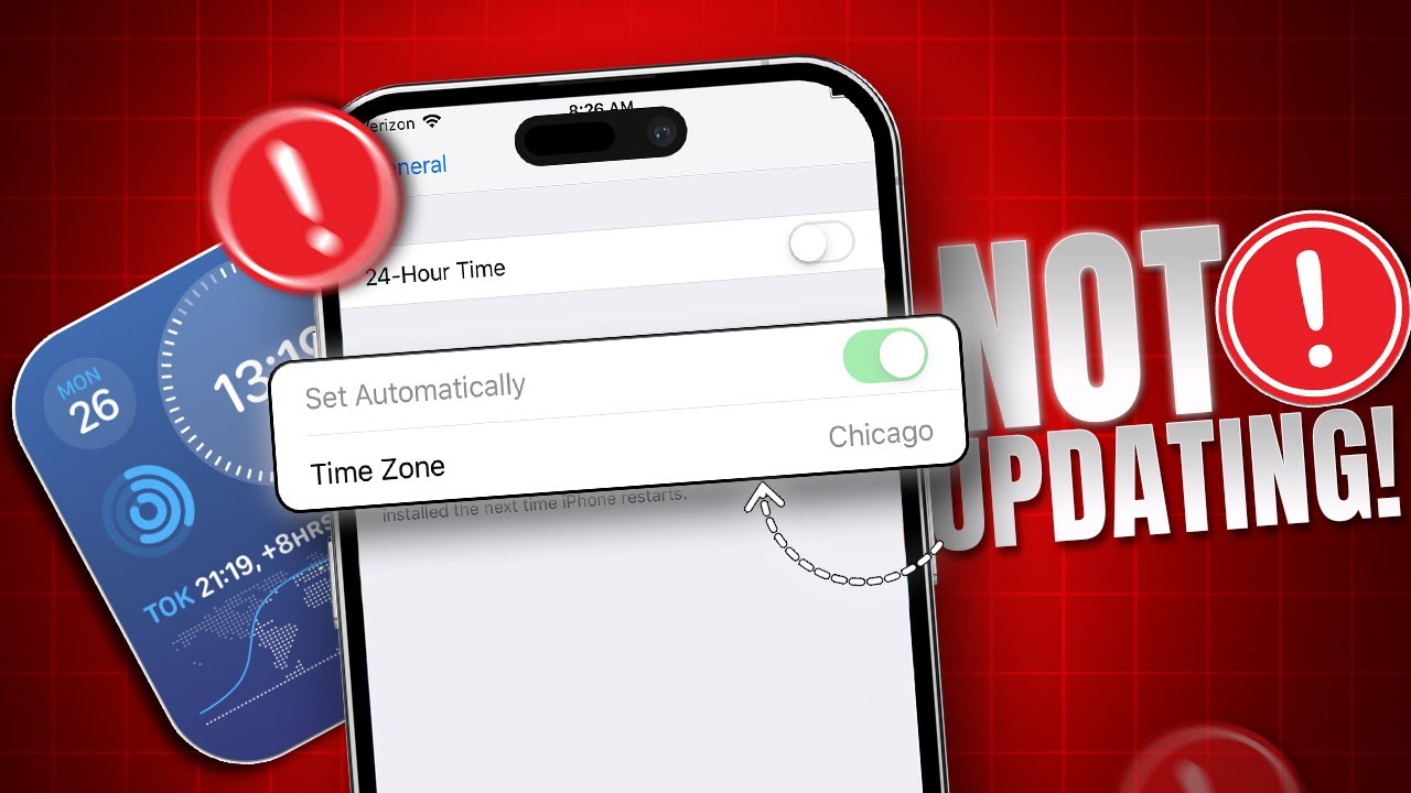 How to Fix Automatic Time Zone Not Updating or Spinning on iPhone Settings