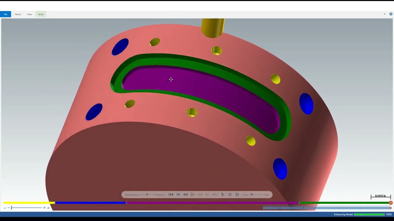 ✍️[MASTERCAM CASE STUDY #3] Tìm hiểu Mastercam multiaxis substitution roll