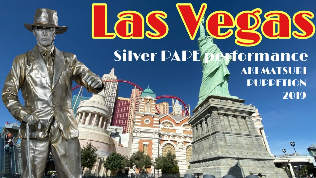 This Statue Suddenly Comes Alive! Robot Dance | Silver PAPE Las Vegas