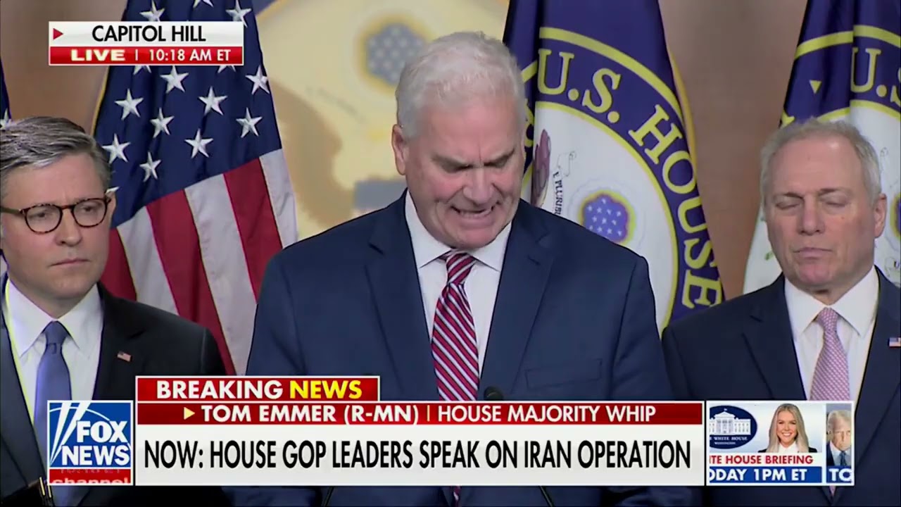 House Majority Whip Tom Emmer at GOP Leadership Stakeout | March 4, 2026
