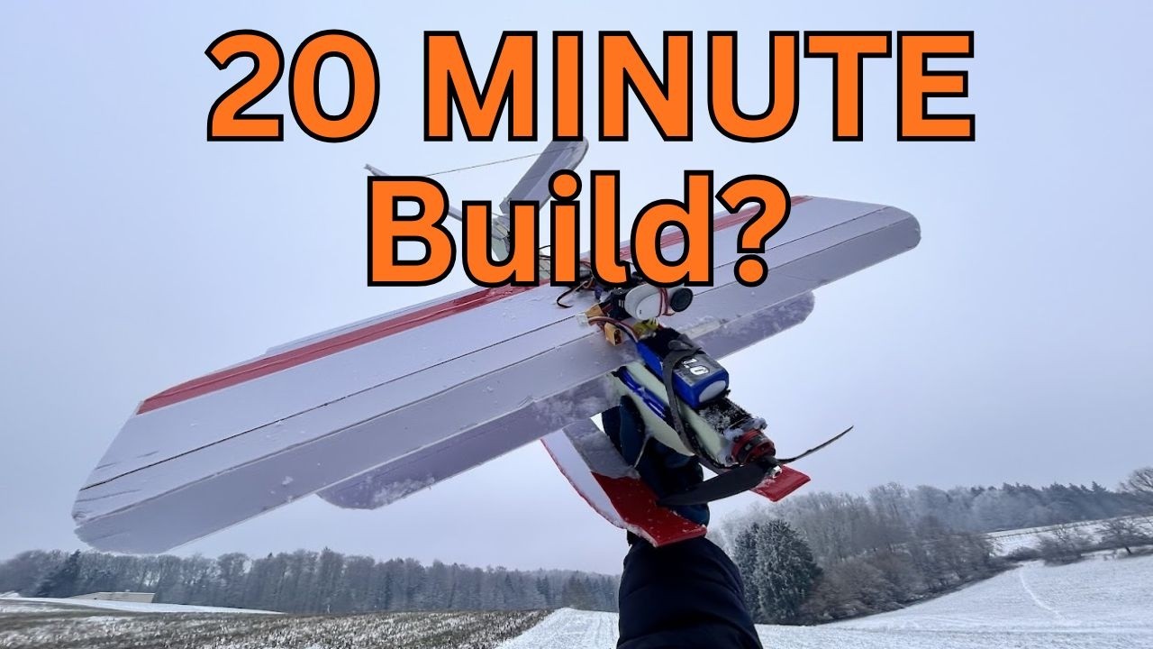 SIMPLE 250g DIY RC BIPLANE / BUILD