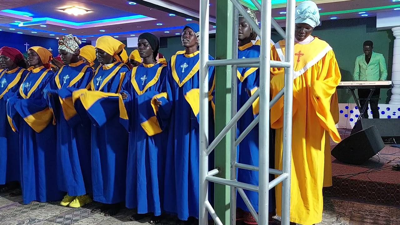 Christian temple church choir in Addis Ababa