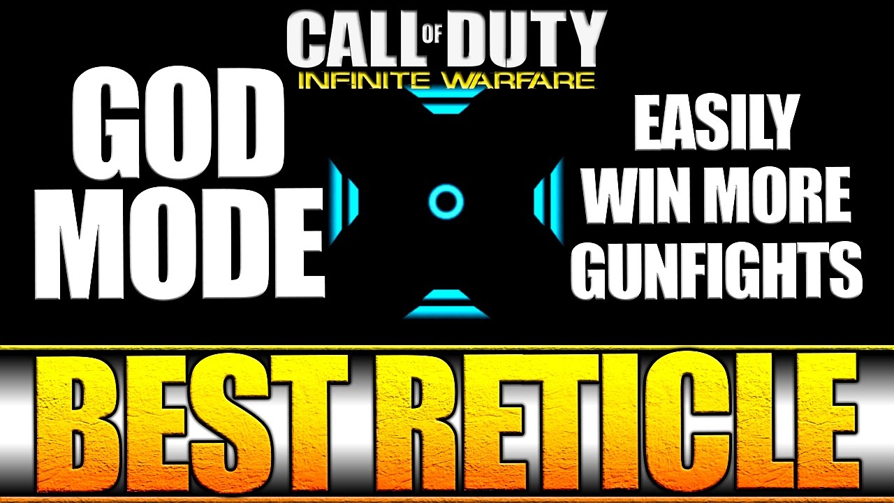 BEST RETICLE in Infinite Warfare - Improve Your Aim & Gunskill